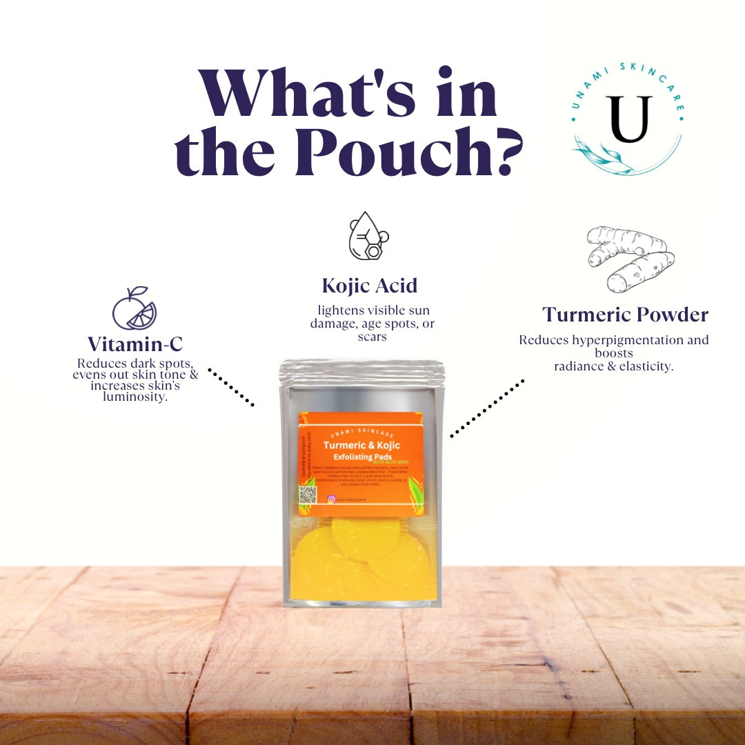 Turmeric & Kojic Acid Exfoliating Pads (40 Pads)