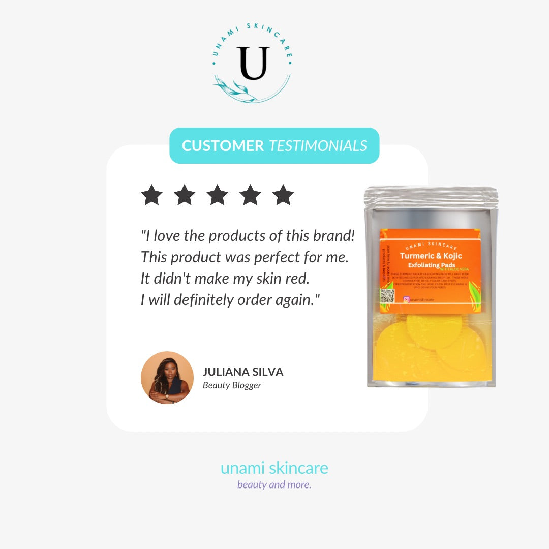 Turmeric & Kojic Acid Exfoliating Pads (40 Pads)