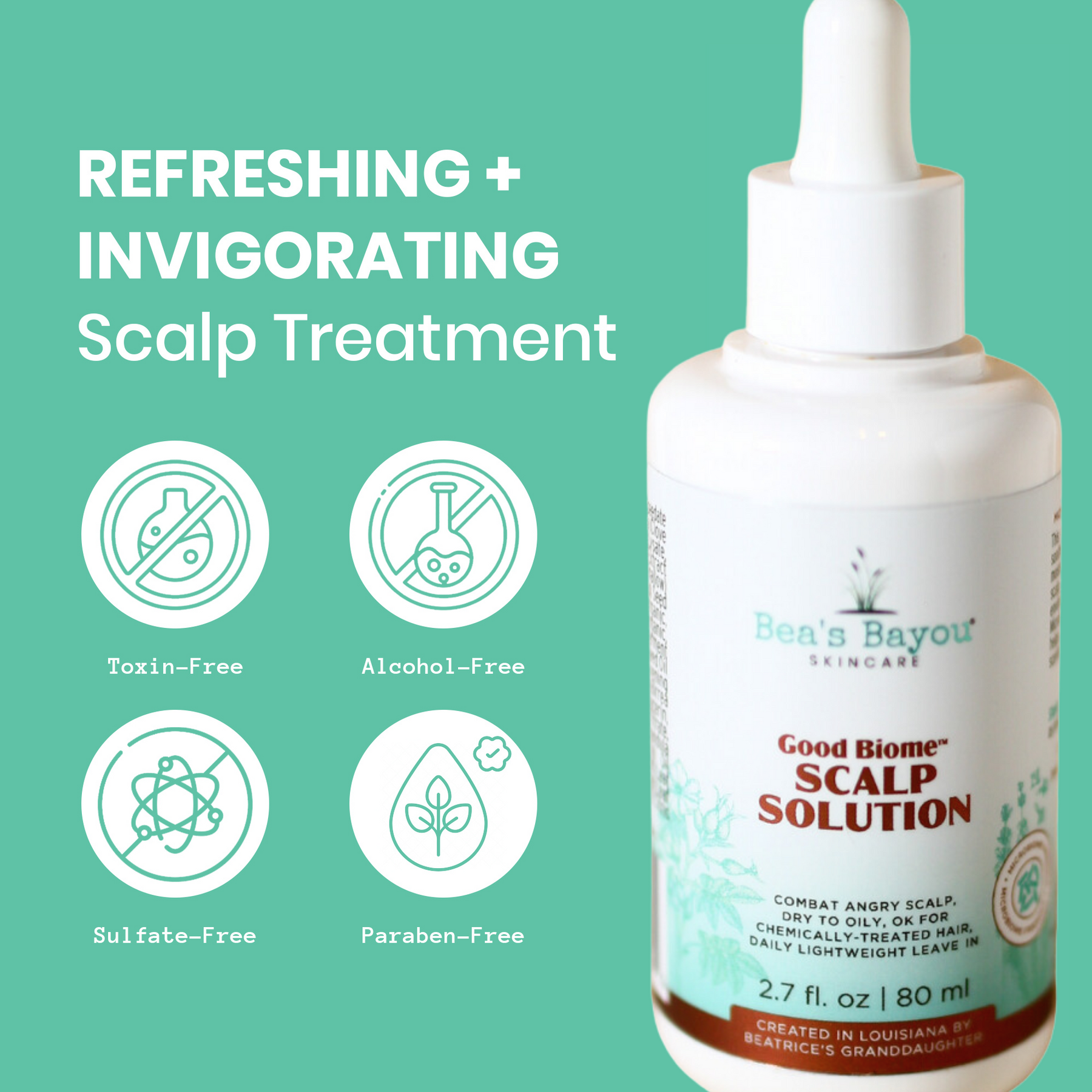Good Biome Scalp Prebiotic Solution: Herbal Liquid Leave-In