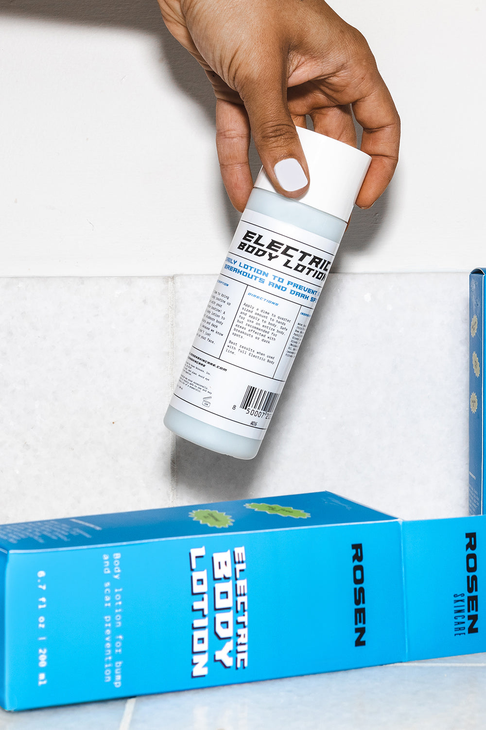 Body Acne Electric Body Lotion With Tea Tree & Grapeseed Oil Cream