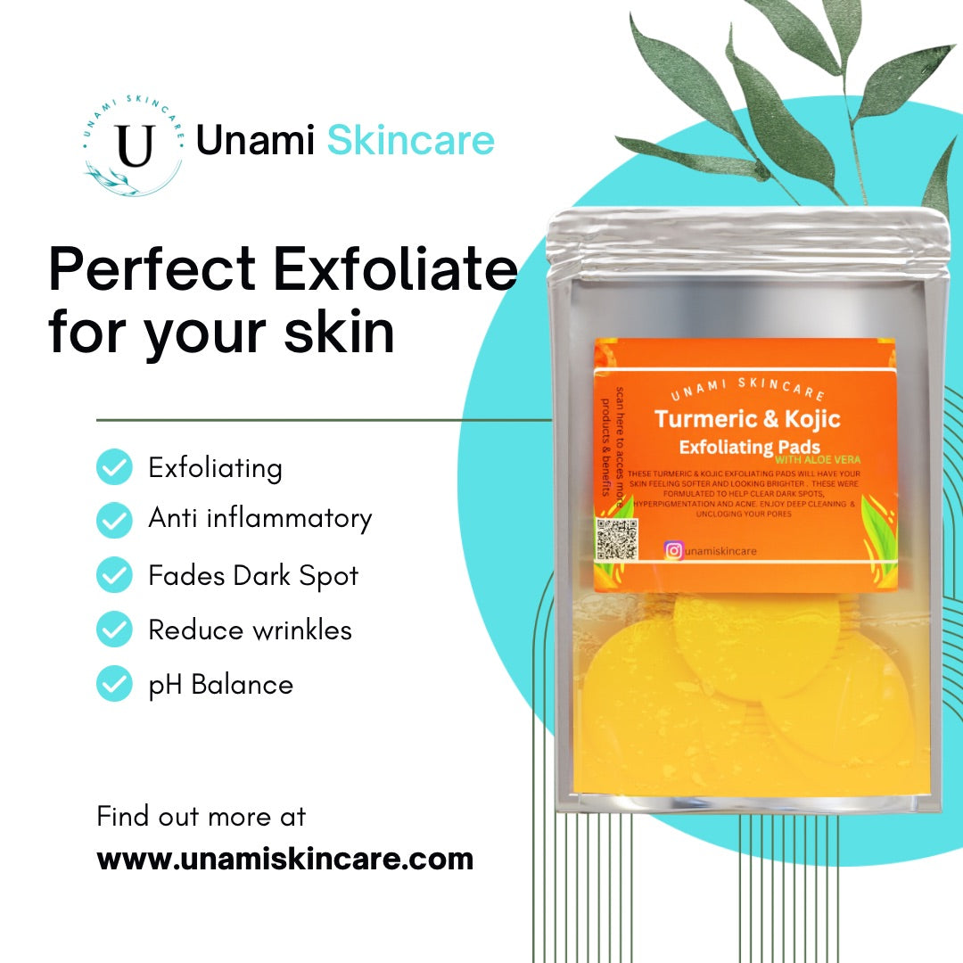 Turmeric & Kojic Acid Exfoliating Pads (40 Pads)