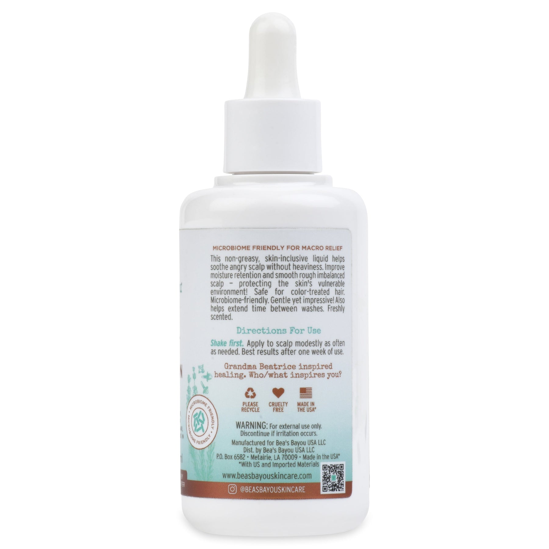 Good Biome Scalp Prebiotic Solution: Herbal Liquid Leave-In