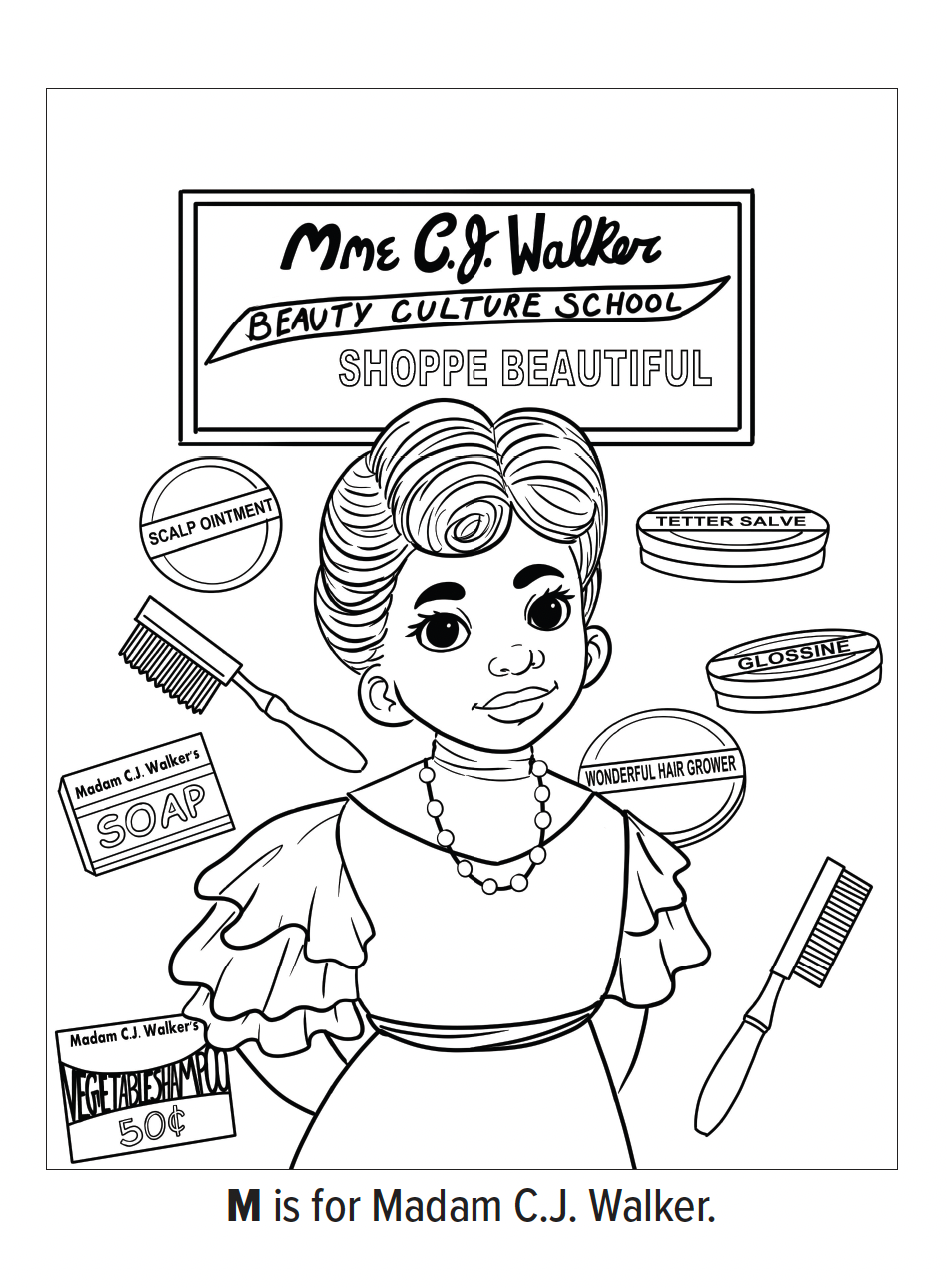 The Abcs Of Black Wall Street Coloring Book