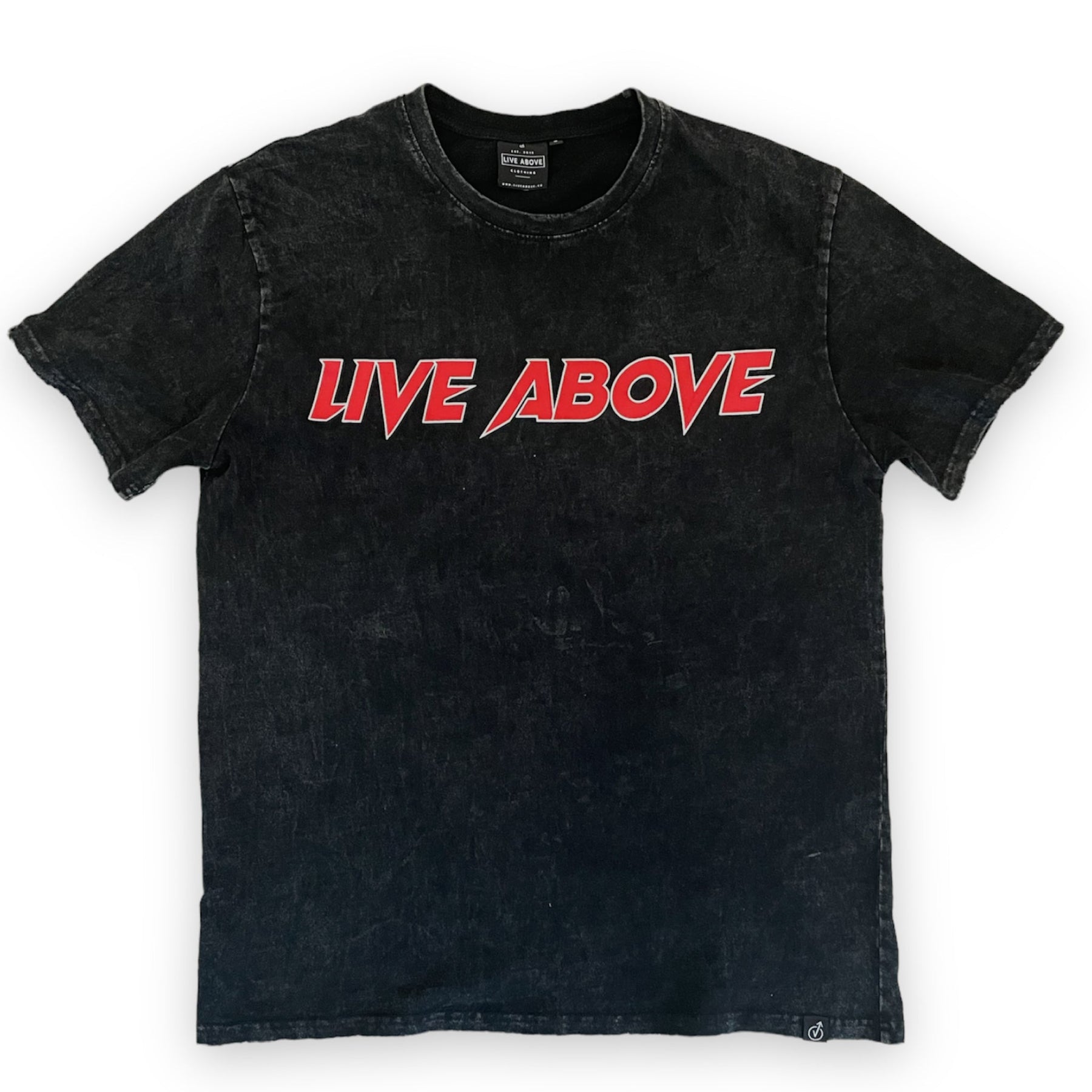 Vintage Oversized Rockstar Tee- Off Black