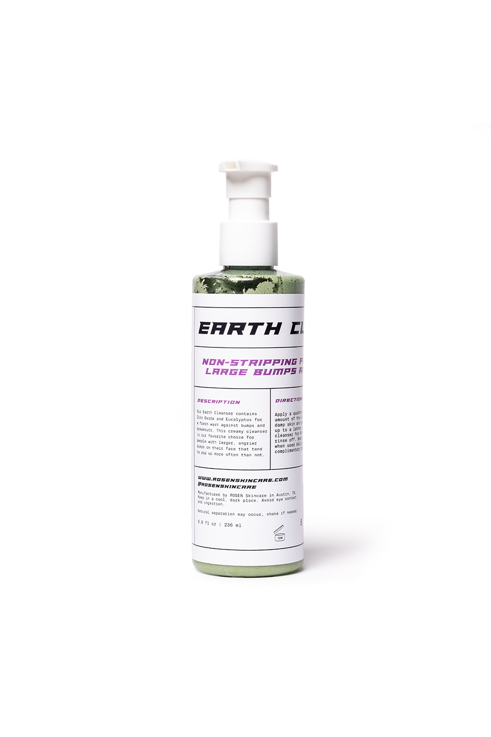 Acne Clearing Earth Cleanser With Zinc Oxide & Niacinamide