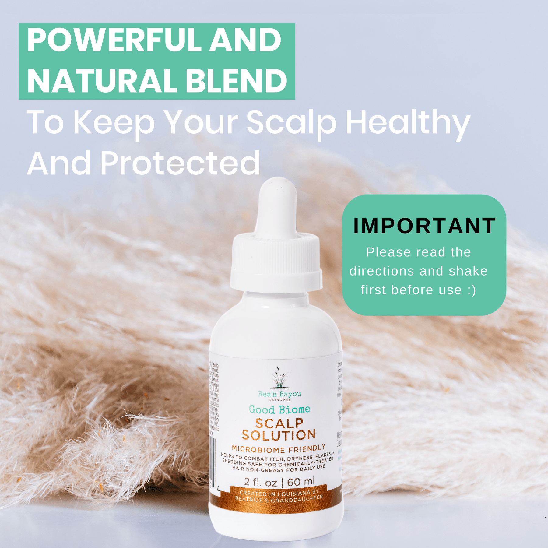 Good Biome Scalp Prebiotic Solution: Herbal Liquid Leave-In