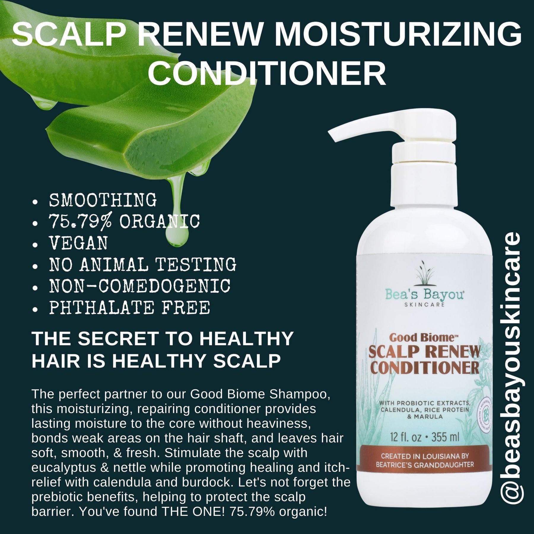 Herbal Moisturizing Seborrheic Conditioner | Flaky, Itchy Scalp