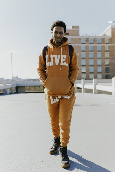 Live Chenille Hoodie- Cookies and Cream