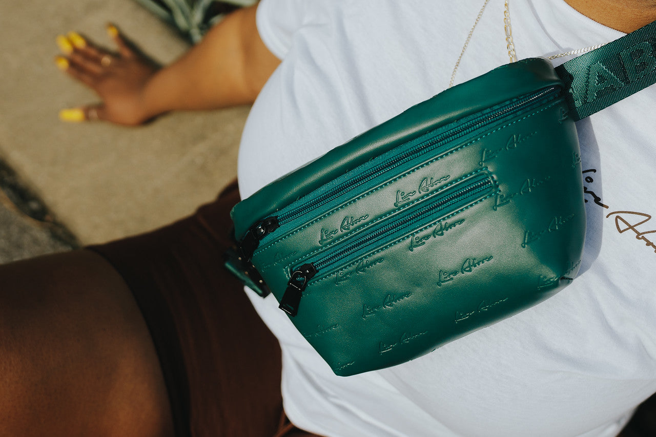 LA Crossbody Bag- Midnight Green