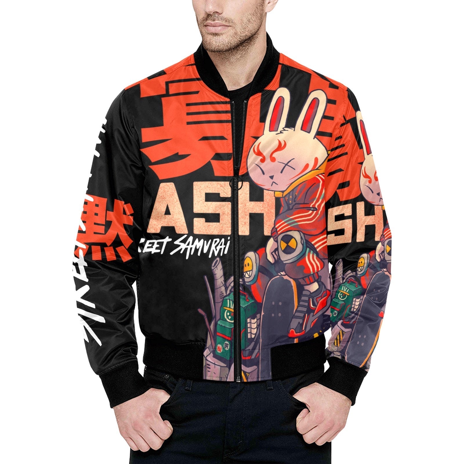 Street Samurai Quilted Bomber Jacket - The Shade Room Shop