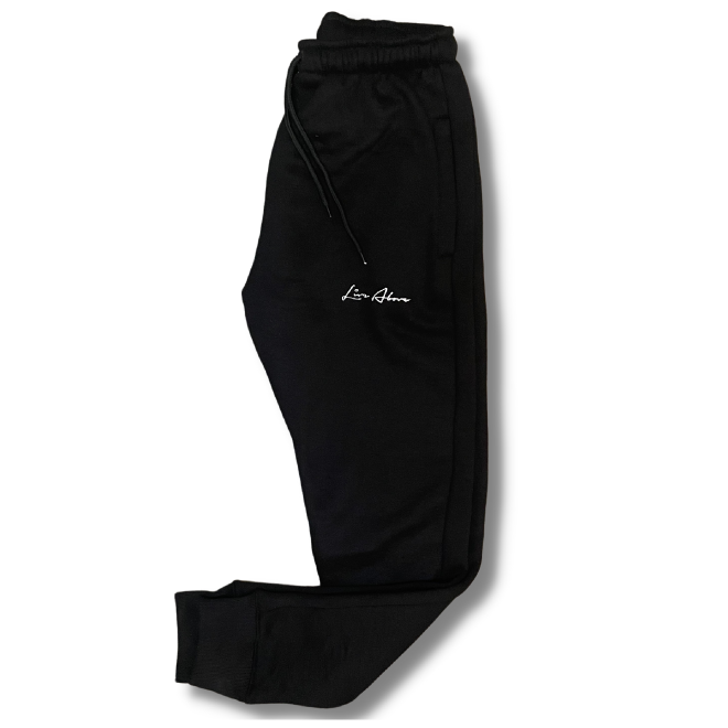 Cozy Live Above Joggers V2- Black - The Shade Room Shop