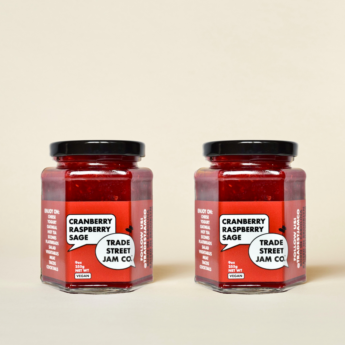 Limited Edition: Cranberry Raspberry Sage Jam - 2 Pack - The Shade Room Shop