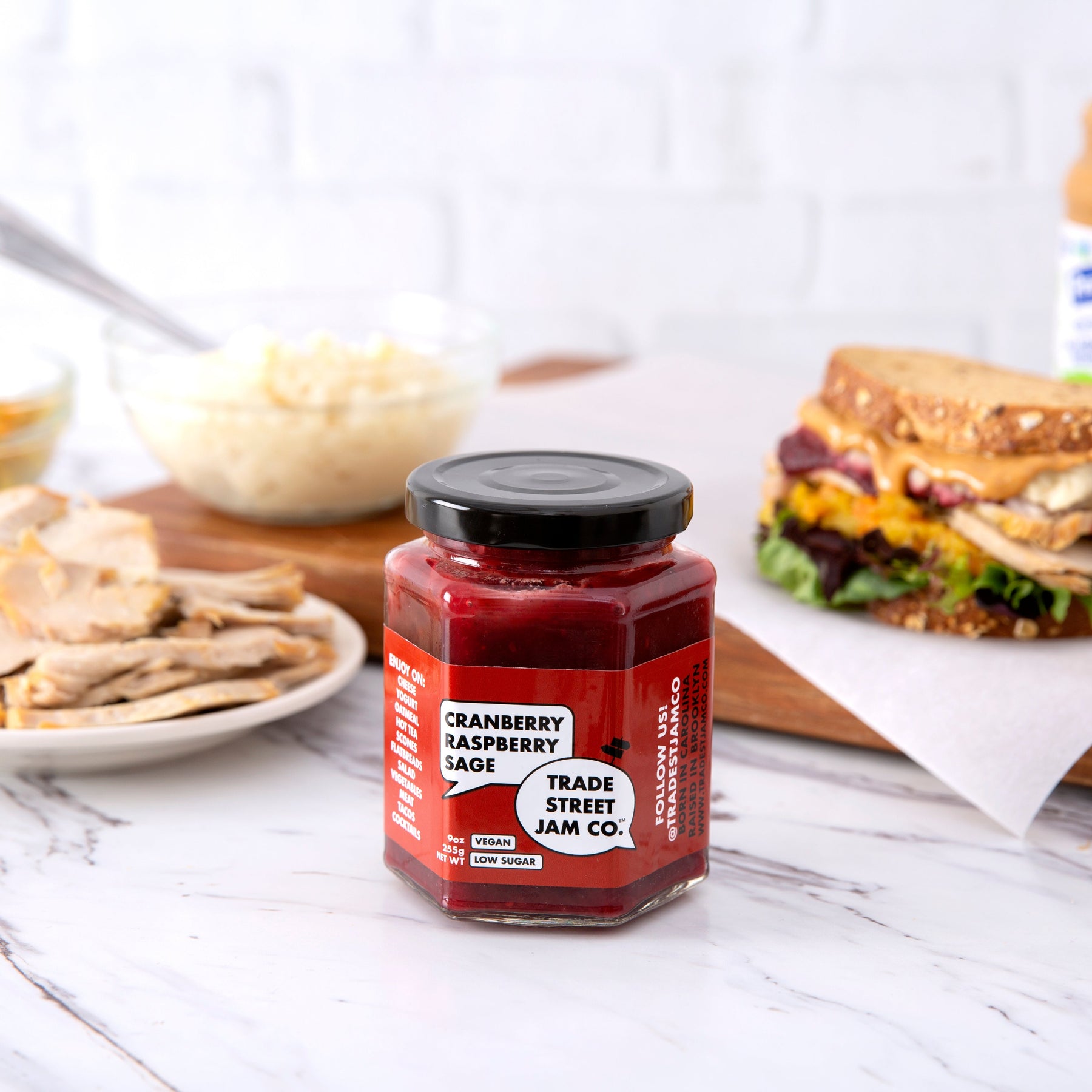 Limited Edition: Cranberry Raspberry Sage Jam - 2 Pack - The Shade Room Shop