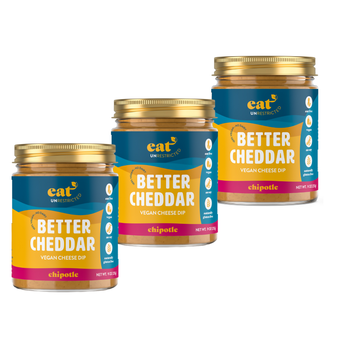 Chipotle Better Cheddar - Vegan Cheese (9oz) - 3 Jar Set