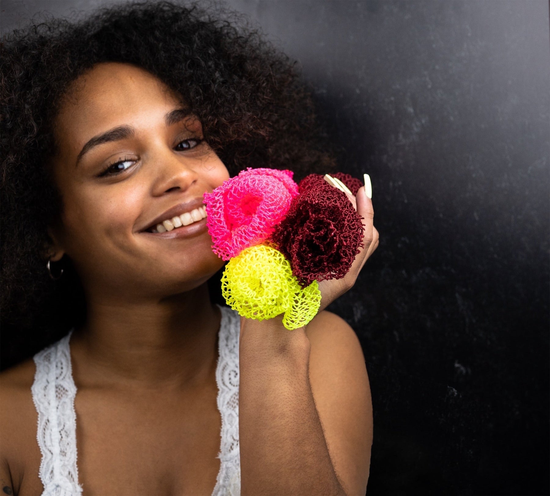 🍃Herbal Infused African Exfoliating Net/Sponge