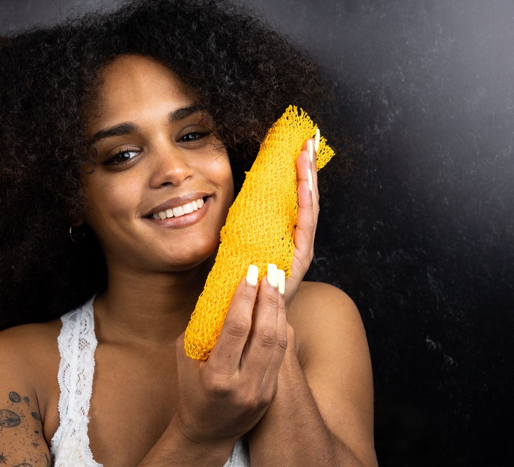 Herbal Infused African Exfoliating Net/Sponge