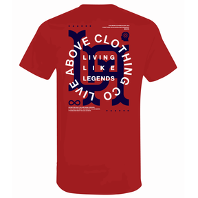 Like Legends Tee- (Red/Navy/White)