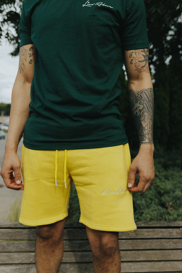 Like Legends Tee- (Forest Green/Yellow/White)