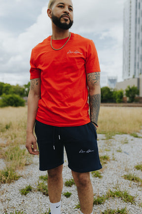 Signature French Terry Shorts- Navy