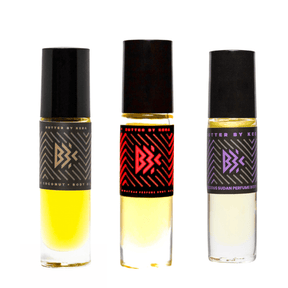 Three Essentials Spiced Wood & Musk Perfume Oil Trio