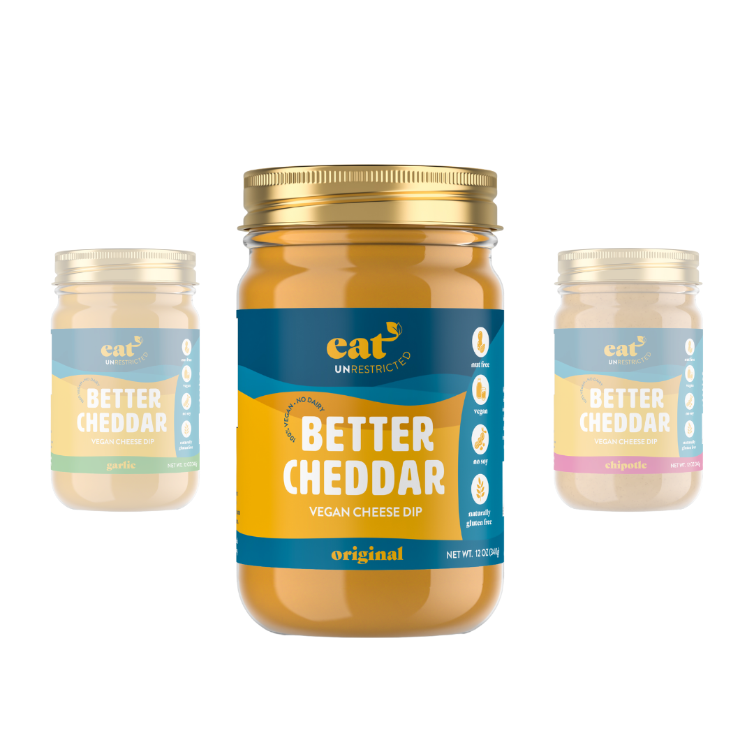 Rosemary Better Cheddar - Vegan Cheese (9 Oz) - 3 Jar Set