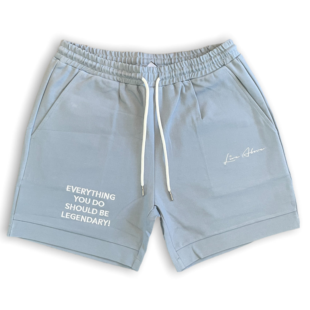 Live Above Tech Fleece Shorts- Titans Blue