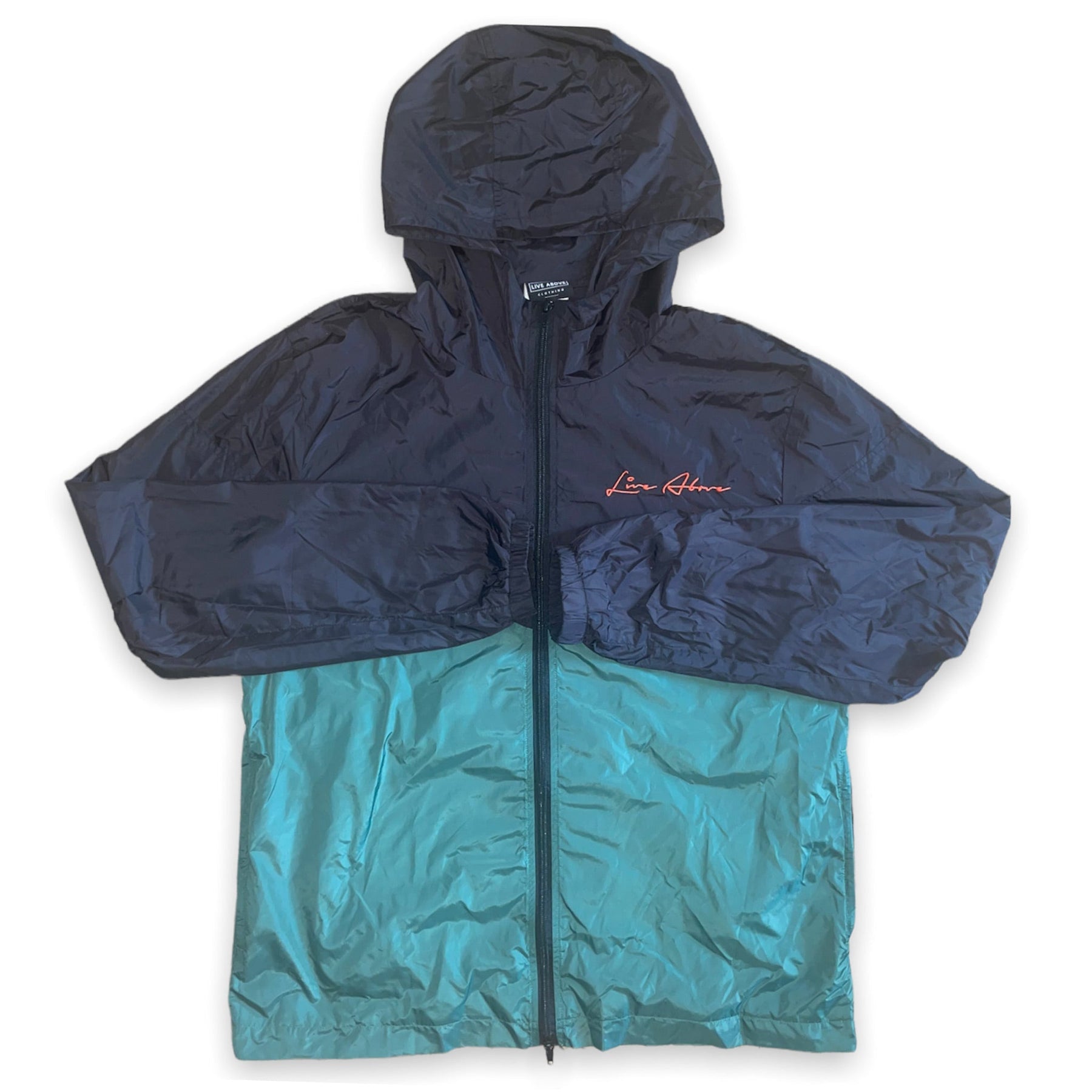 Live Above Wave Runner Windbreaker - Black Forest