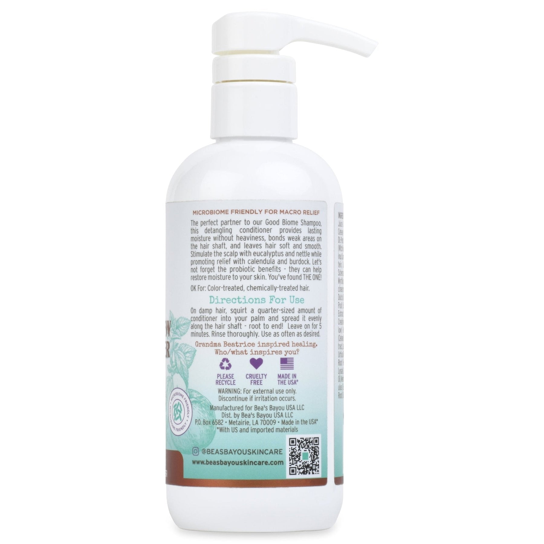 Herbal Moisturizing Seborrheic Conditioner | Flaky, Itchy Scalp