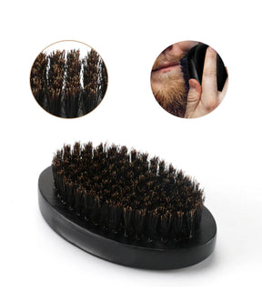 Wooden Beard Comb & Boar Bristle Beard Brush Set - The Shade Room Shop