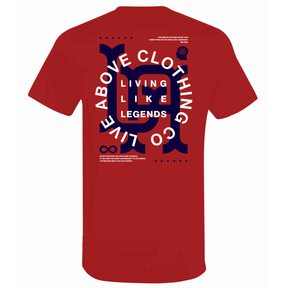 Like Legends Tee- (Red/Navy/White) - The Shade Room Shop