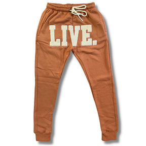 Live Chenille Joggers- Cookies and Cream - The Shade Room Shop