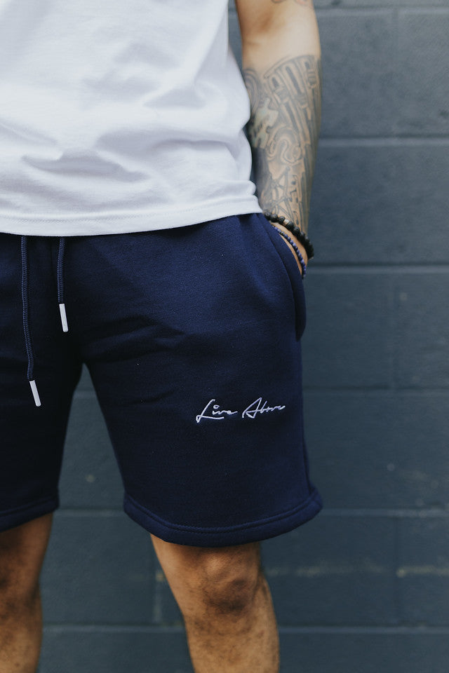 Signature French Terry Shorts- Navy - The Shade Room Shop