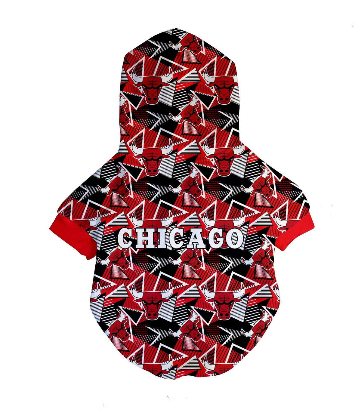 Chicago Bulls X Fresh Pawz - Hardwood Hoodie | Dog Clothing