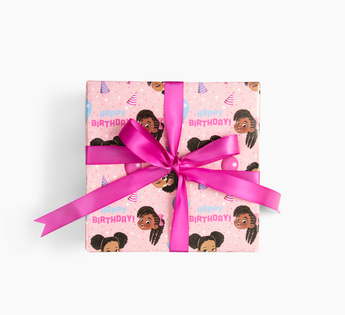 Happy Birthday! Pink Balloons Gift Wrap - The Shade Room Shop