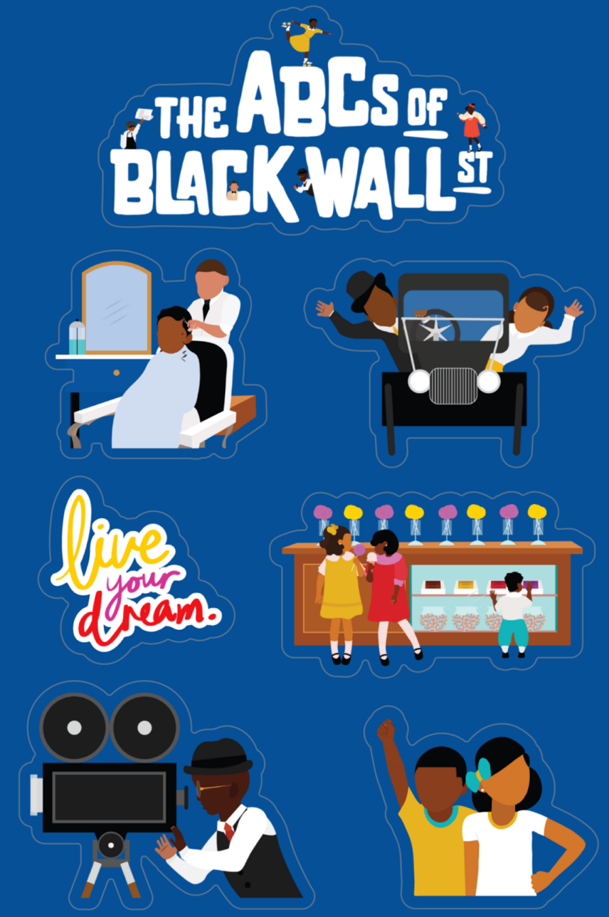 "Black Wall Street" Stickers