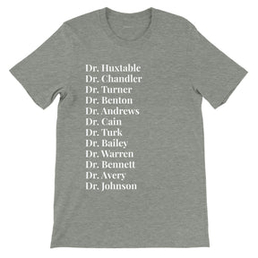 Black Tv Doctors Unisex  T-Shirt