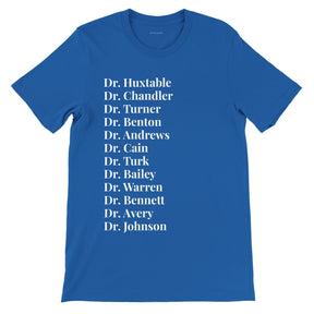 Black Tv Doctors Unisex  T-Shirt