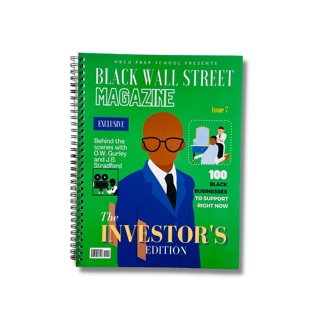 Black Wall Street Notebook